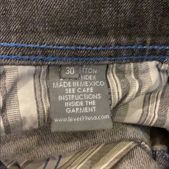 *FREE w/ purchase* Level 99 Gray Jeans (size 30) - Picture 4 of 5